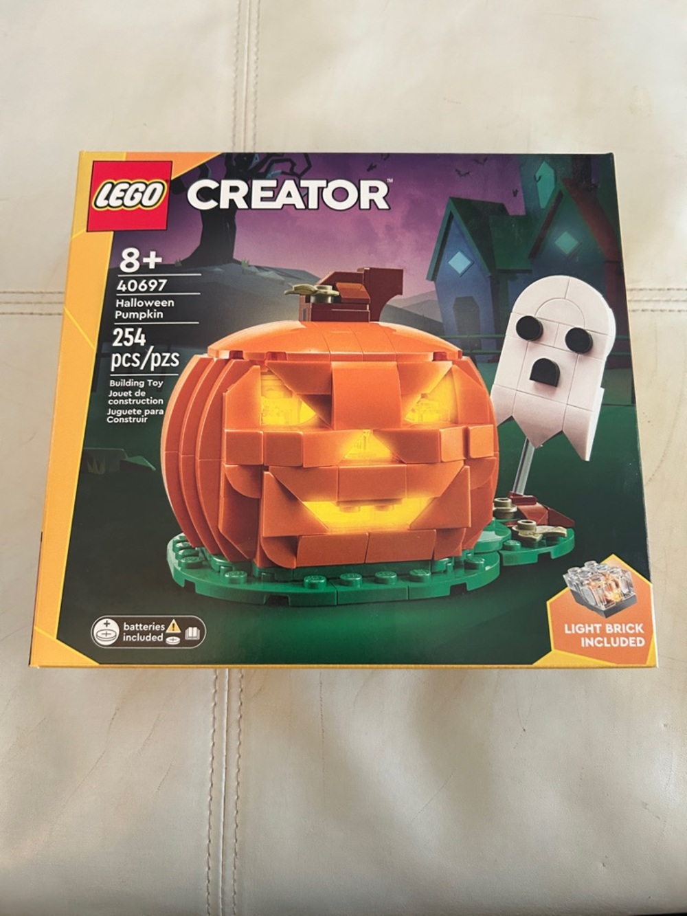 LEGO 40697 Orange Pumpkin with White Ghost